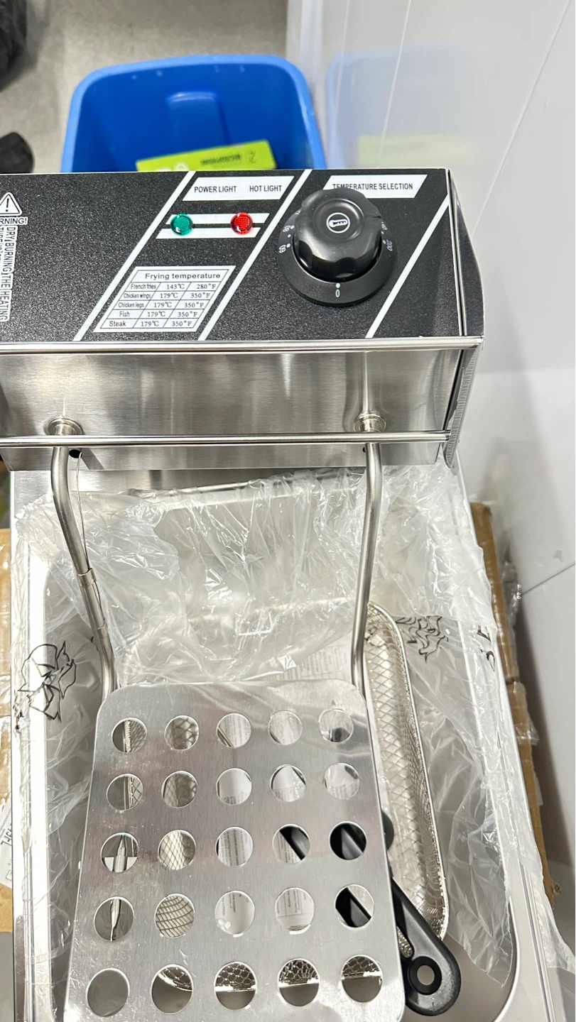 Commercial Electric Deep Fryer with Basket