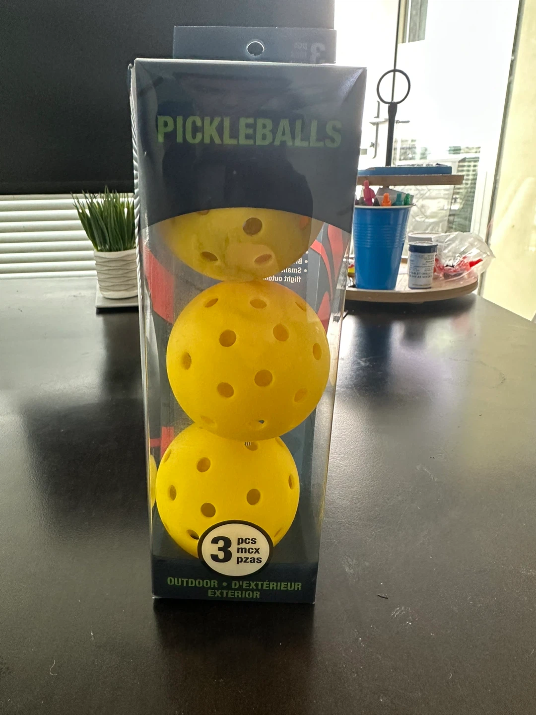 Yellow Pickleballs - 3 Pack Outdoor