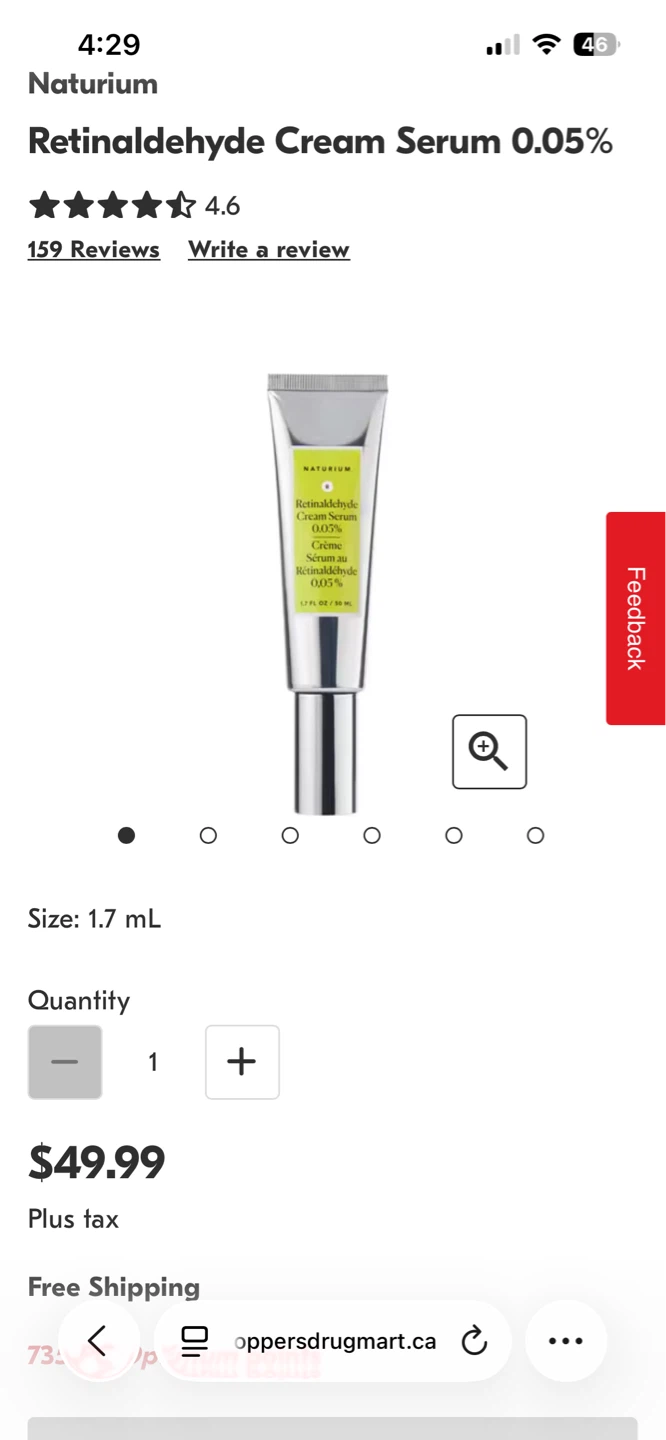 Naturium Retinaldehyde Cream Serum 0.10% - photo 5