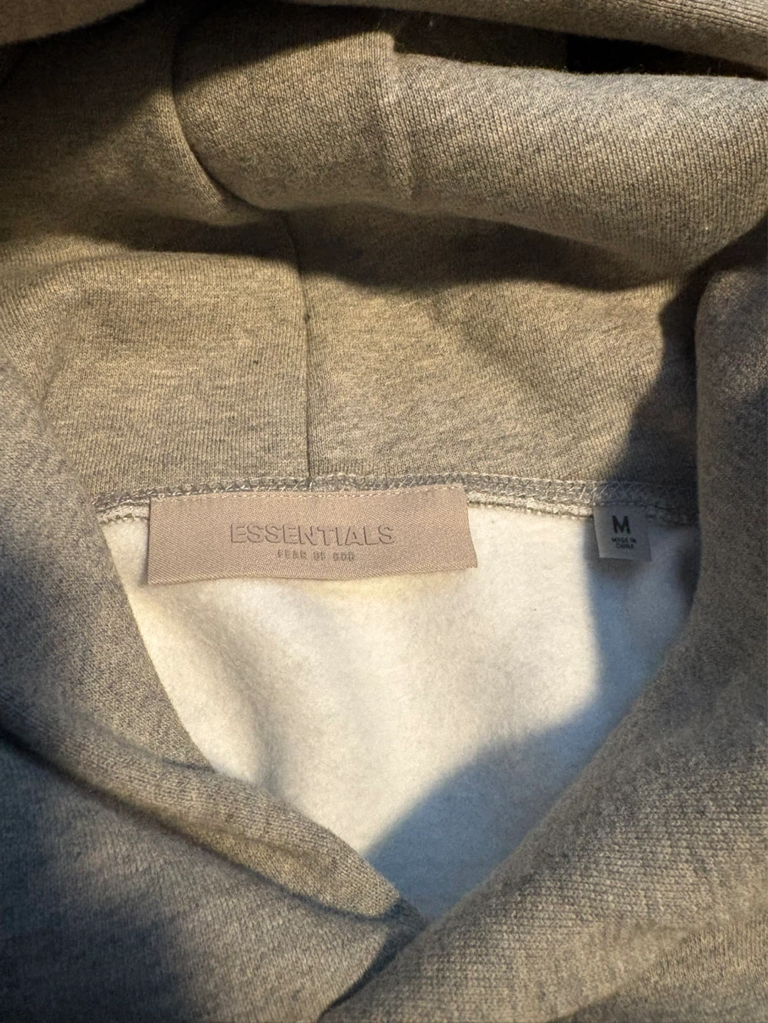 Dark Oatmeal Essentials Hoodie - photo 3