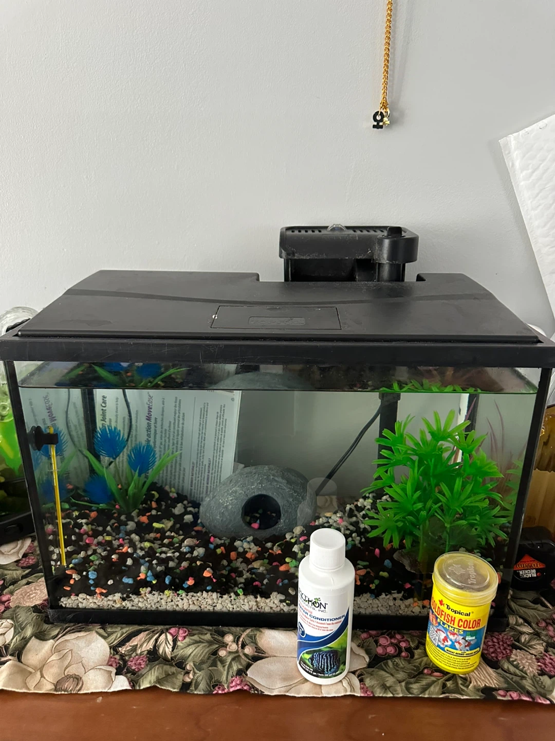 Aquarium Kit with Filter and Accessories