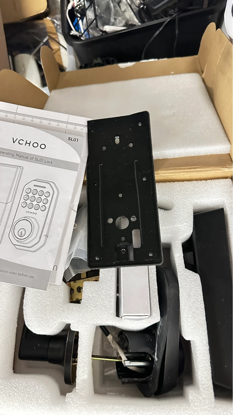 VCHOO SL01 Keypad Deadbolt with Door Handle - photo 5
