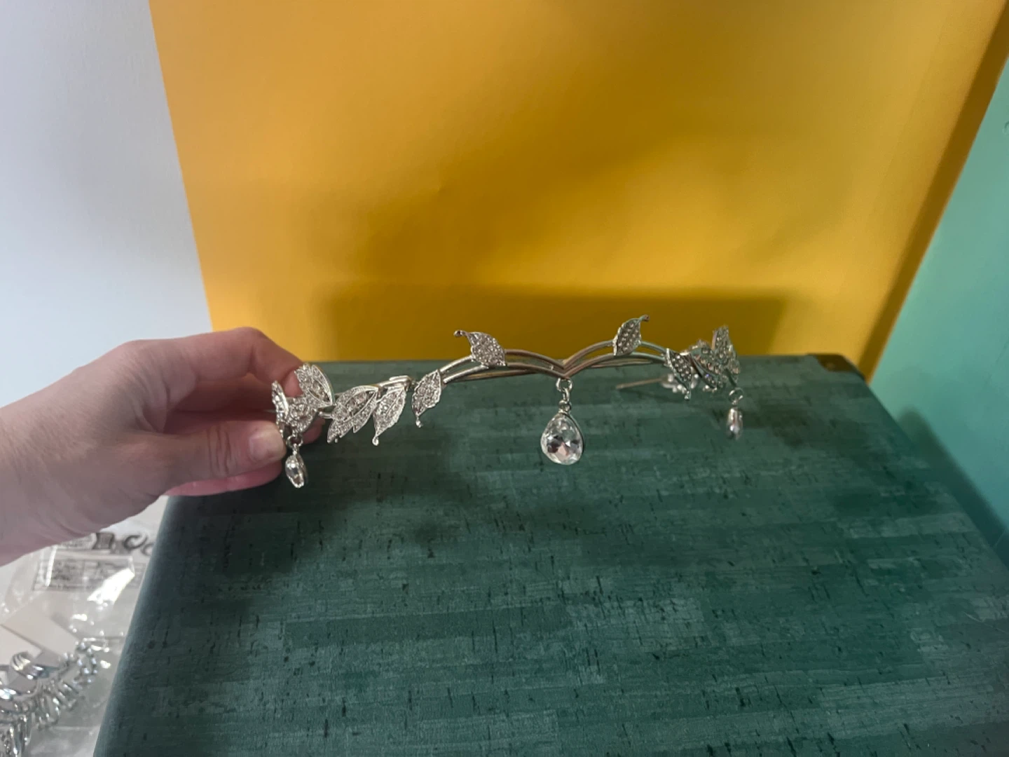 Brand new fairy crown and earrings