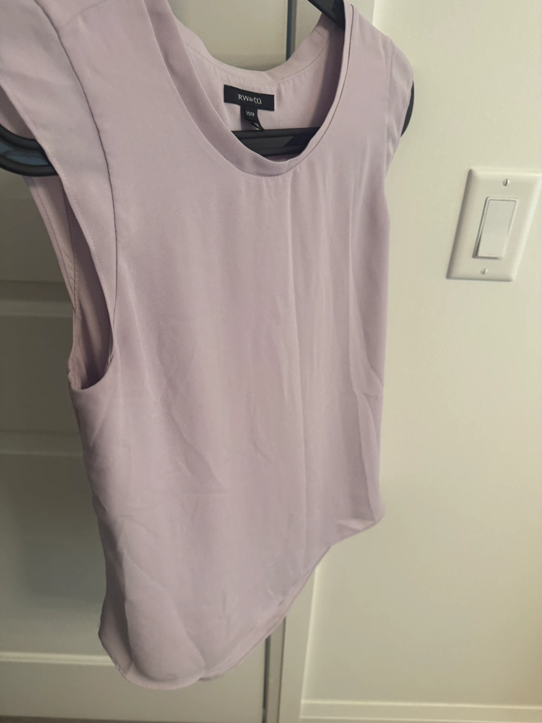 RW&CO. Women's Sleeveless Blouse - Lilac/Lavender - XS - photo 2