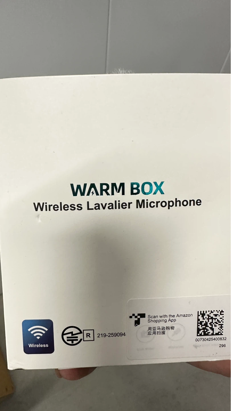 WARM BOX Wireless Lavalier Microphone Set - photo 2
