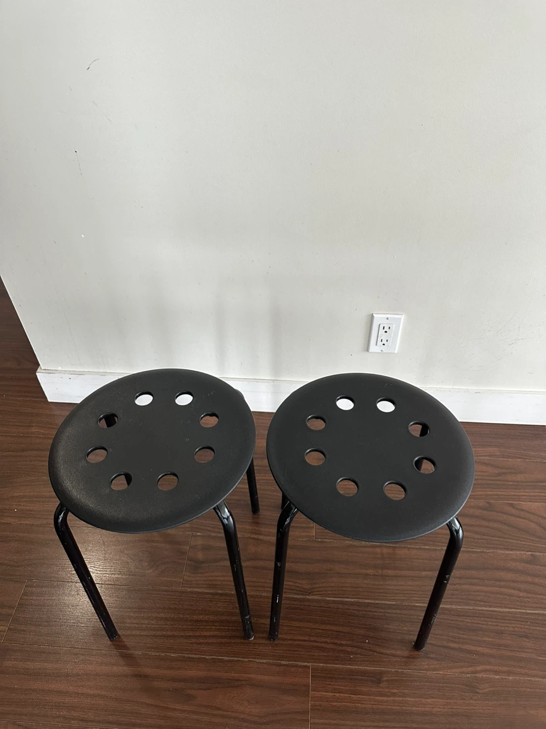 Two Black Stools