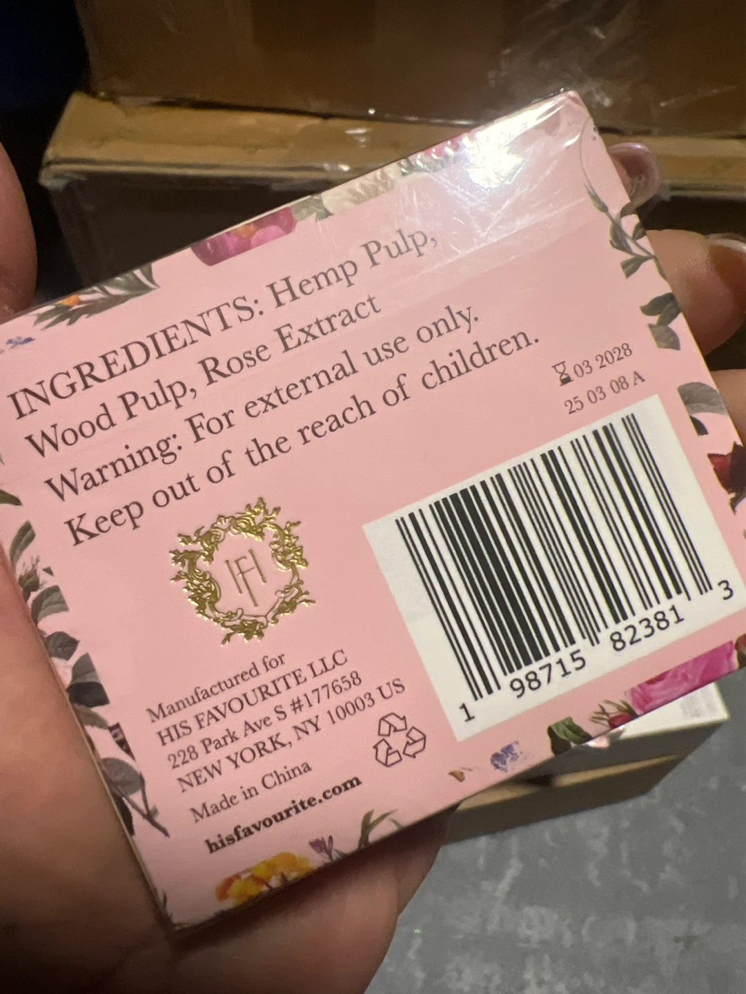 His Favourite Calming Rose Infused Blotting Paper - photo 2