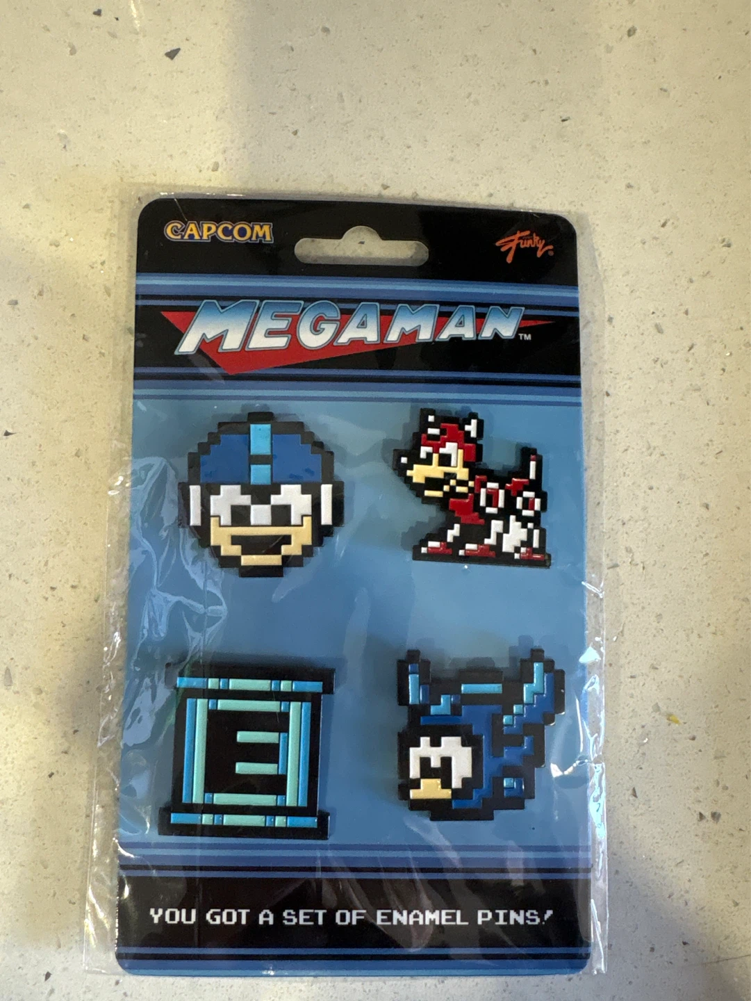 Mega Man Enamel Pin Set