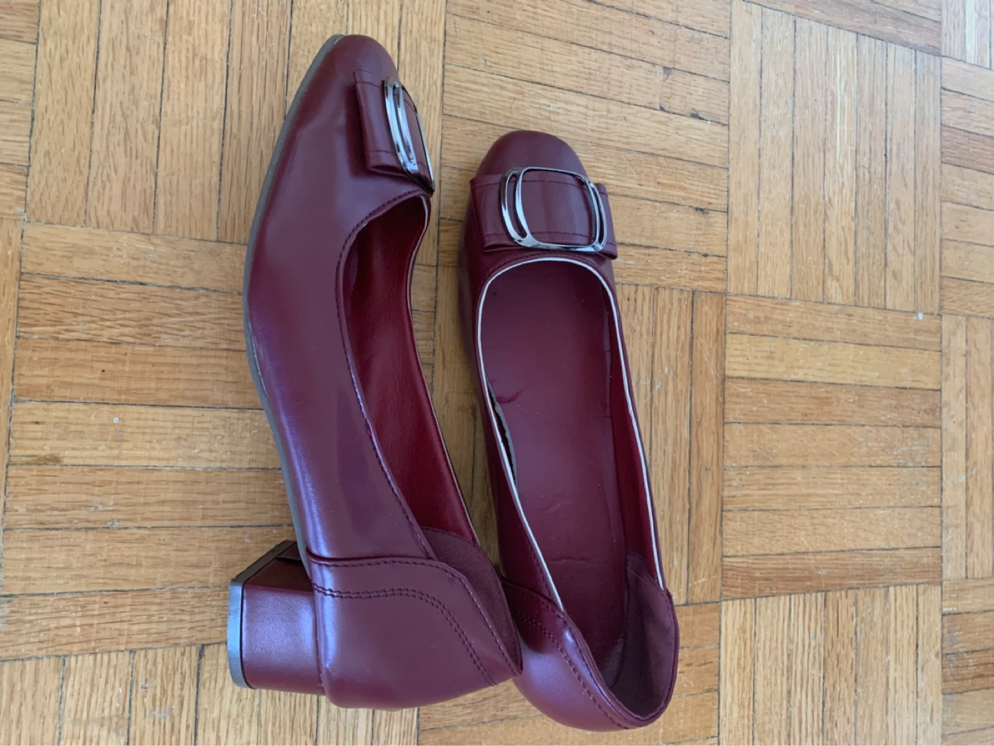 Women’s Burgundy Flats - photo 3