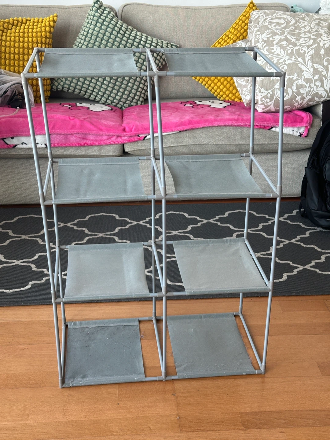 6-Cube Fabric Storage Shelf Unit