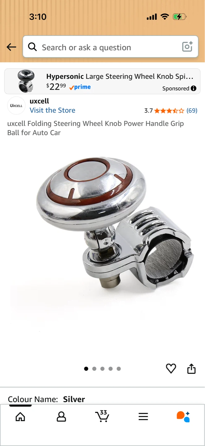 I-POP Mini Power Handle Steering Wheel Knob - photo 5