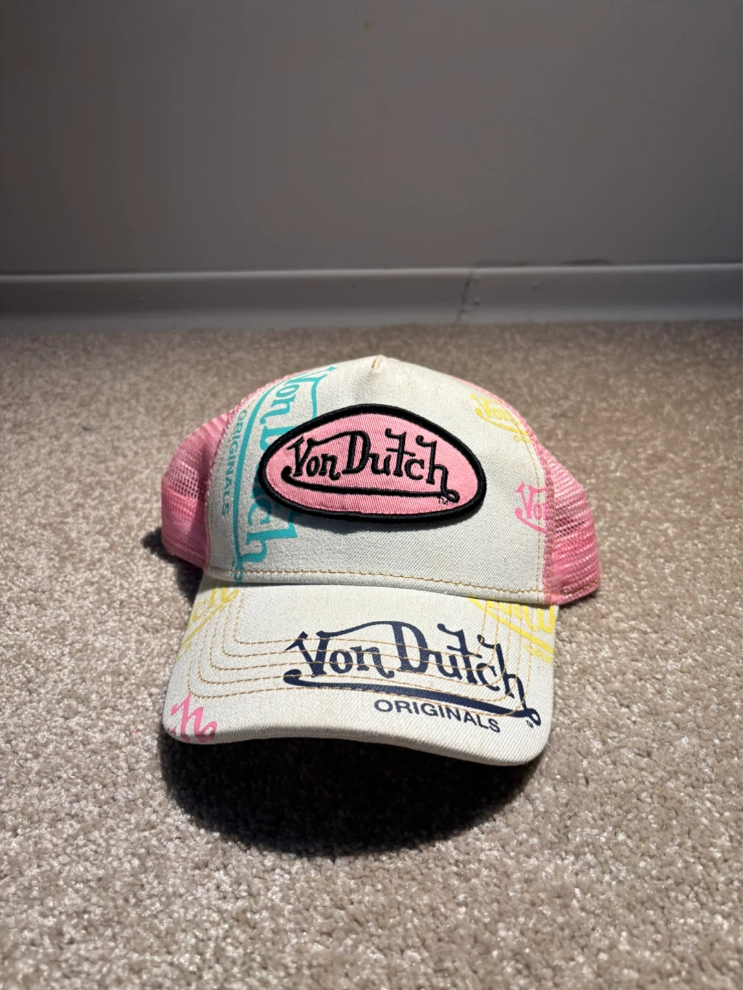 Von Dutch Pink Trucker Hat