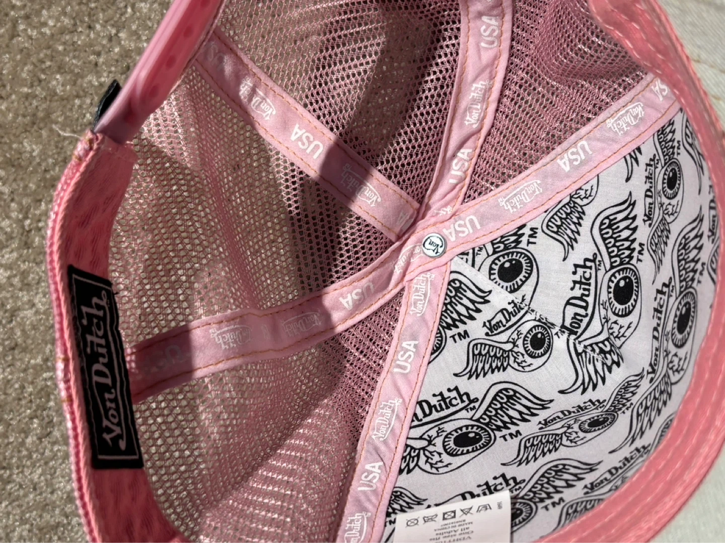Von Dutch Pink Trucker Hat - photo 4