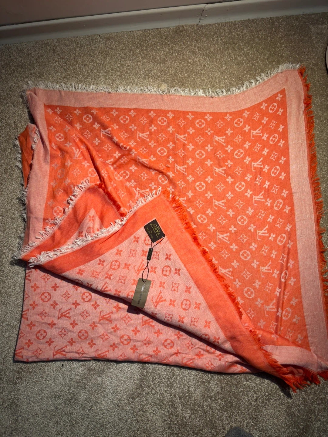 Louis Vuitton Monogram Scarf - Orange - photo 2