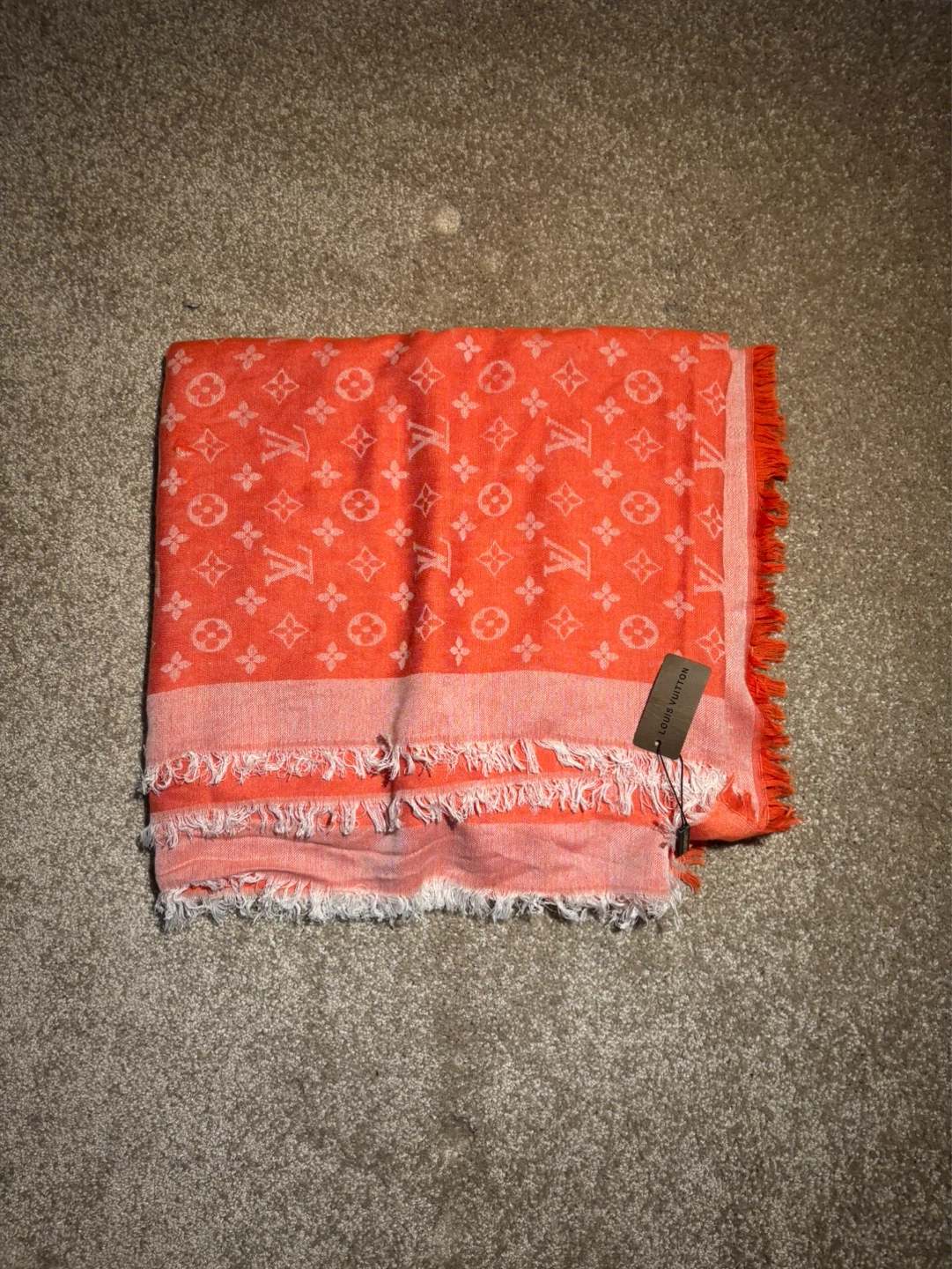 Louis Vuitton Monogram Scarf - Orange