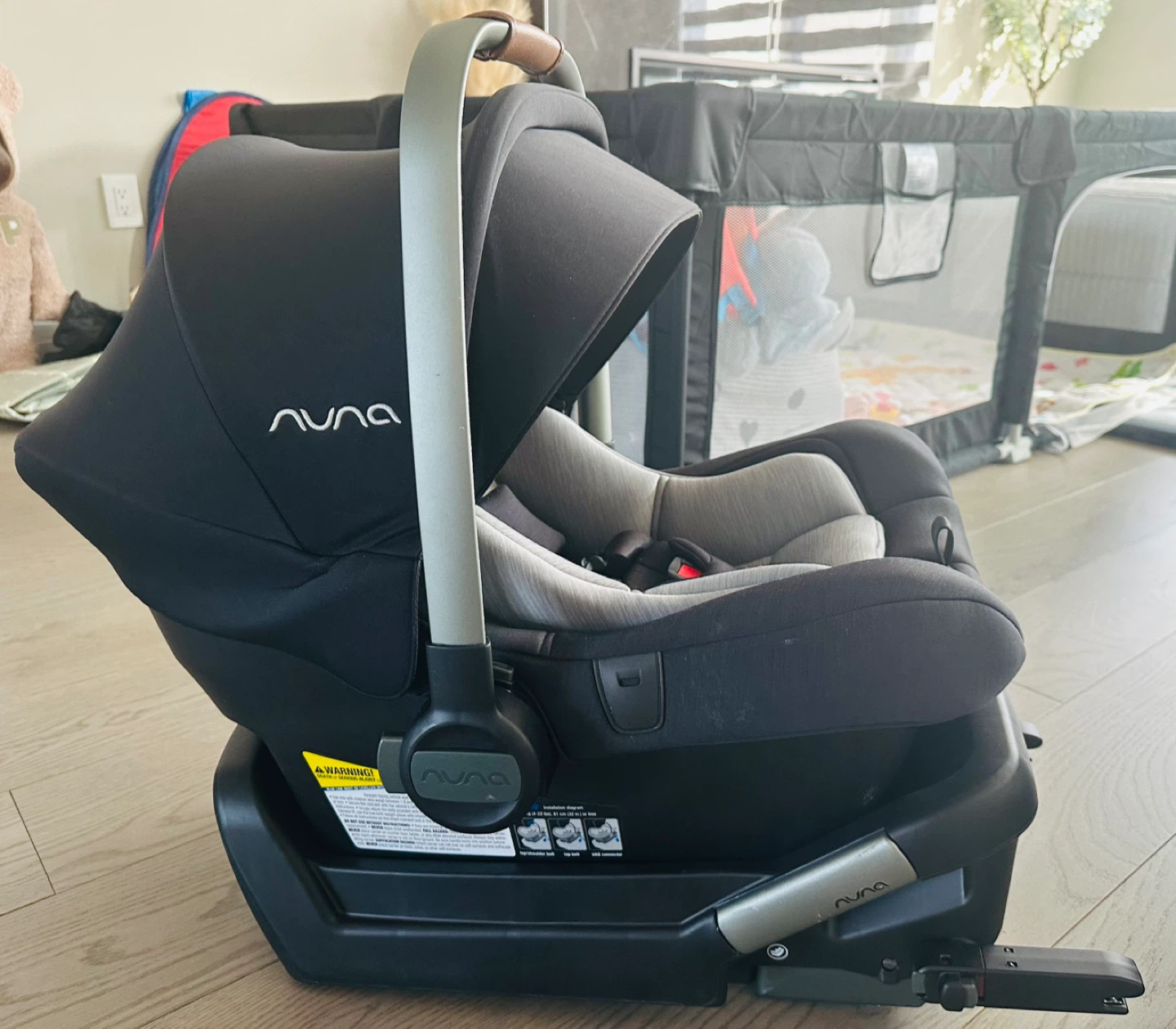 Nuna Pipa Car Seat and Base