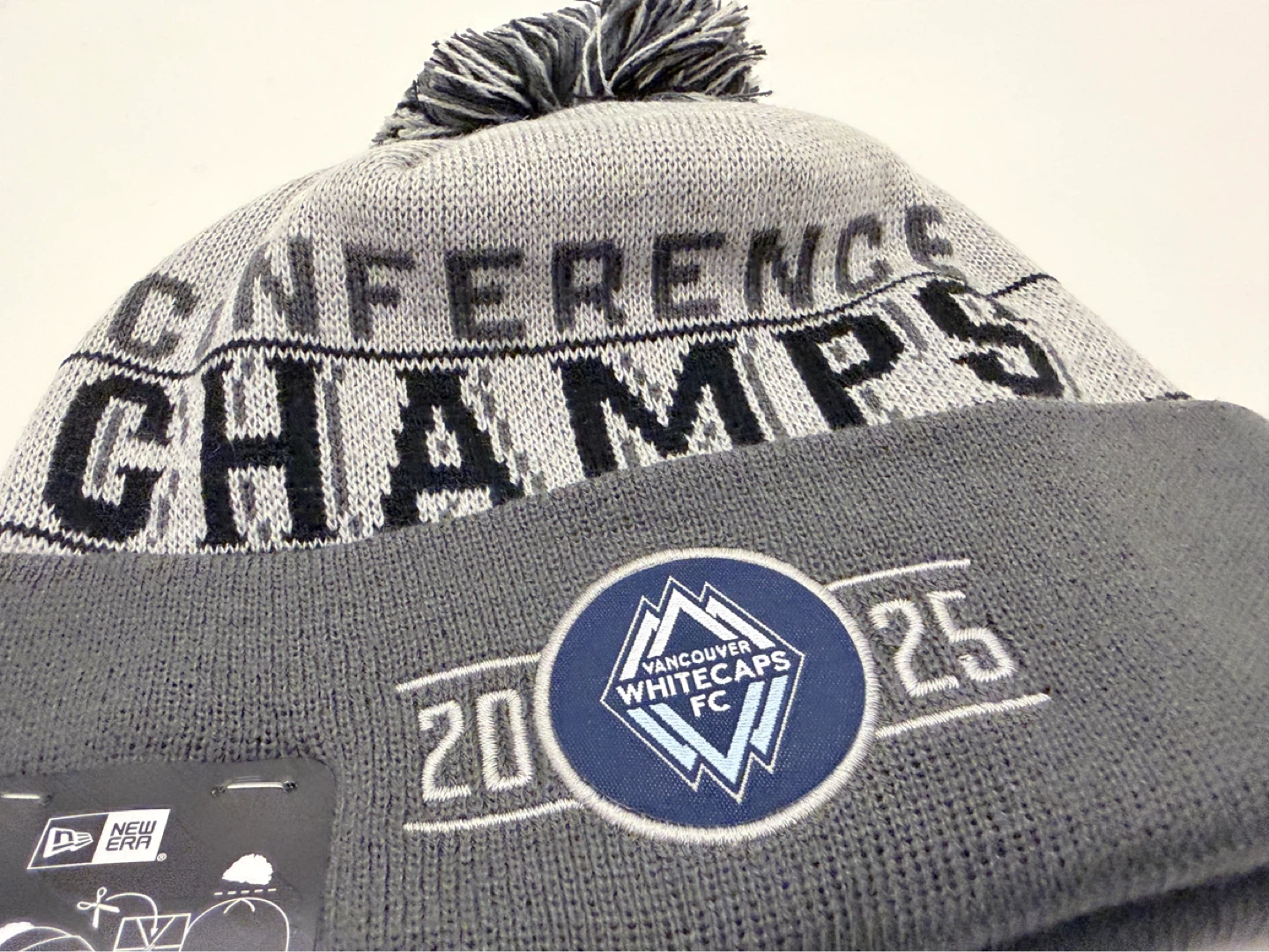 Brand New Whitecaps New Era MLS Western Champions Toque Beanie