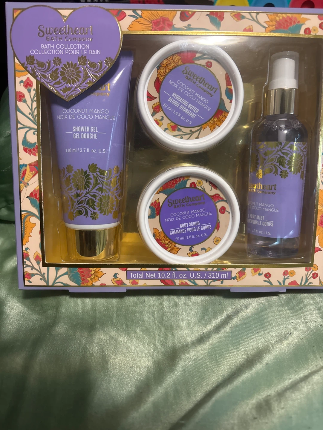 Sweetheart Bath Company Coconut Mango Bath Collection Set