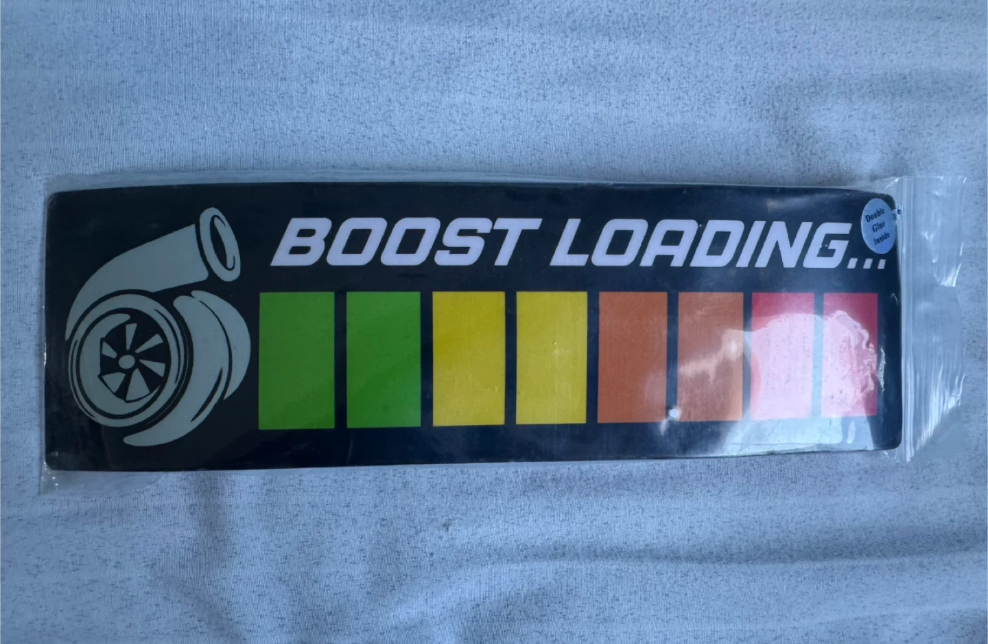 BOOST LOADING - EL Glow Car Window Sticker w/ Controller