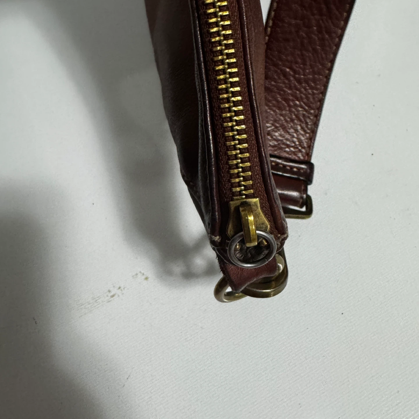 Vintage Margot Brown Leather Hobo Bag - photo 4