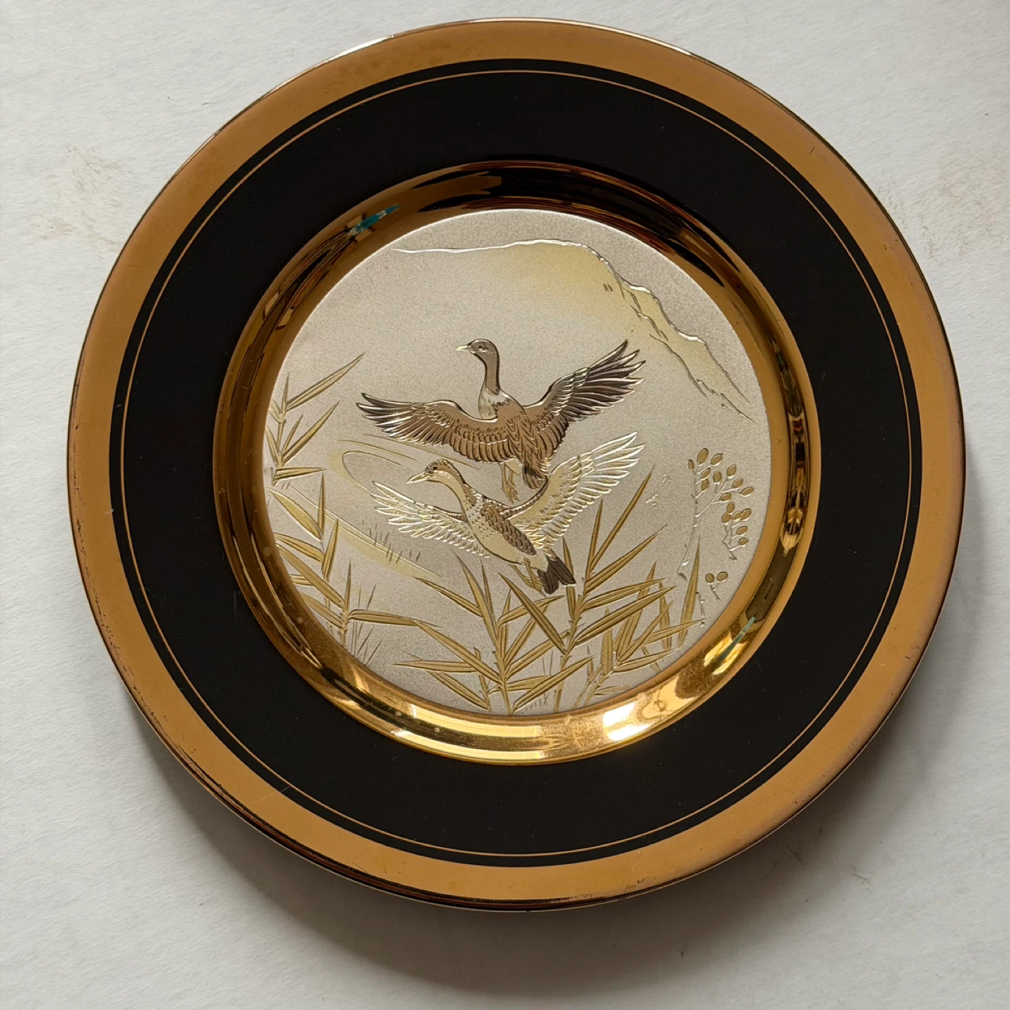 Mandarin Original Chokin Collection Decorative Plate NO. 5000