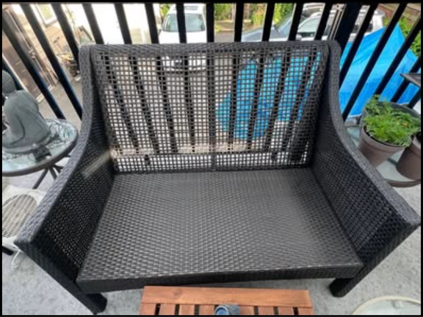 Wicker Loveseat