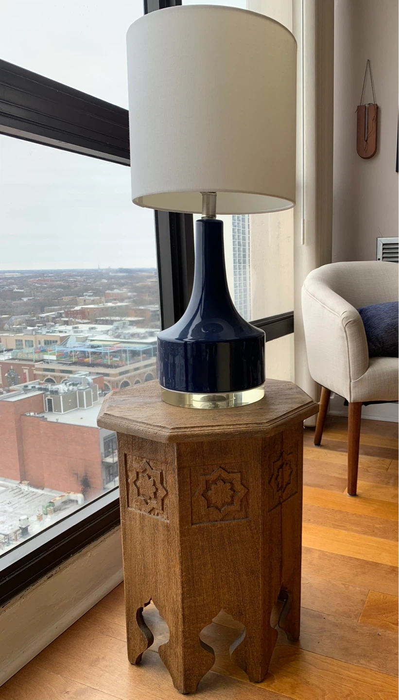 Tommy Hilfiger Glass lamp with shade - photo 2