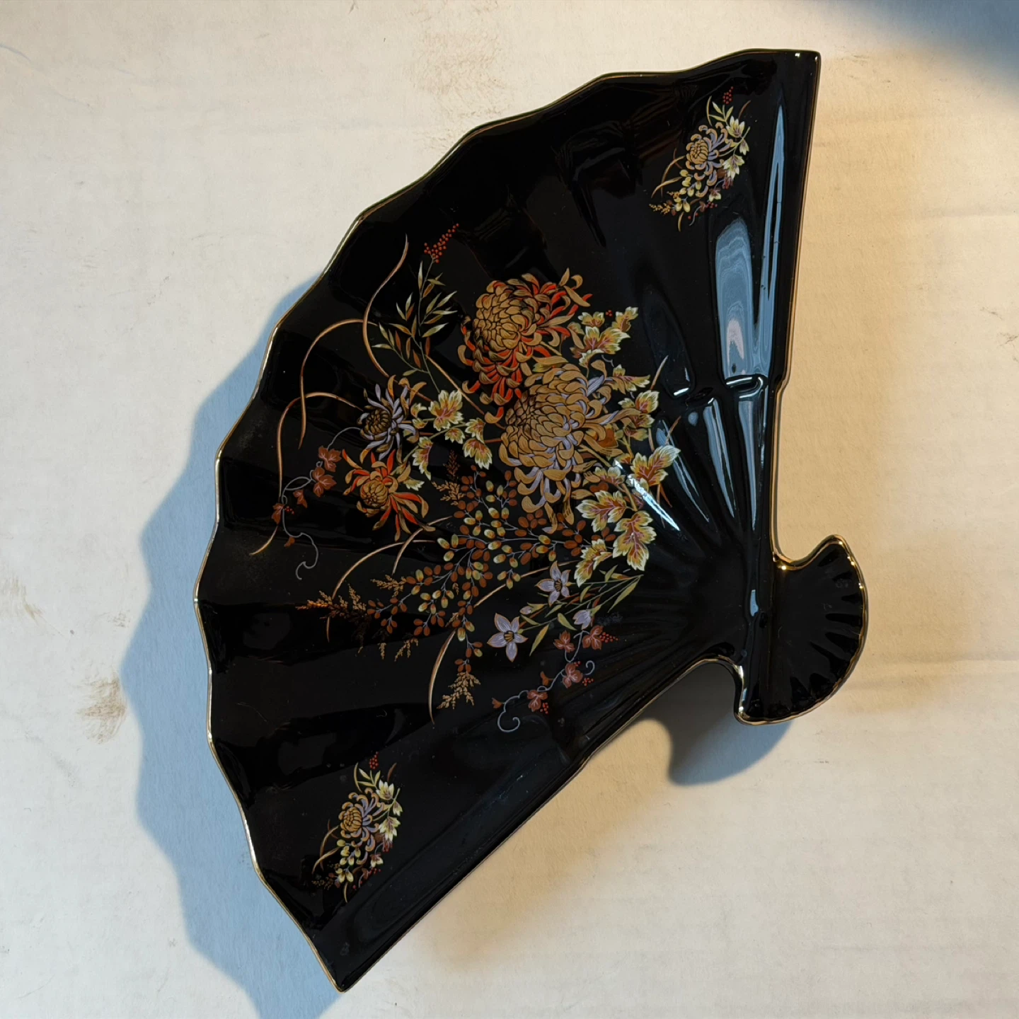 Eaton Collection Fan Shaped Decorative Dish