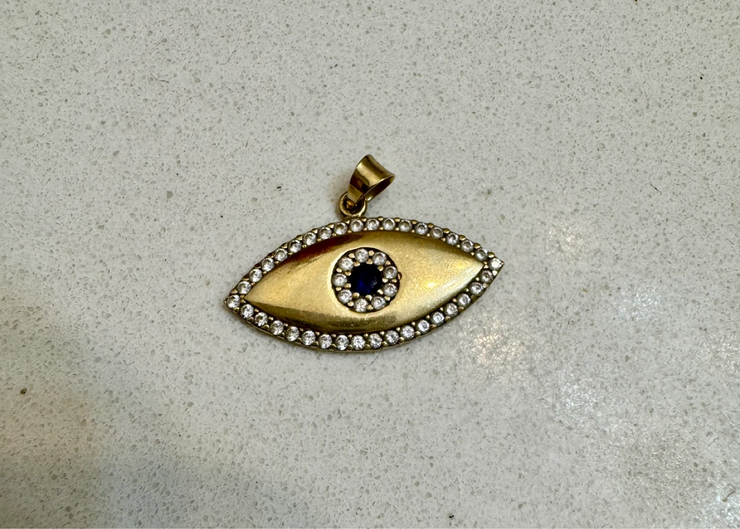 Turkish eye gold pendants