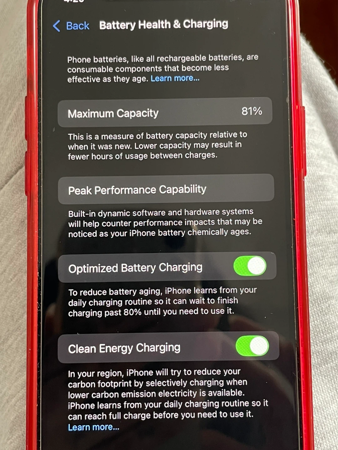 Unlocked Apple iPhone 12 mini RED 64GB - photo 3