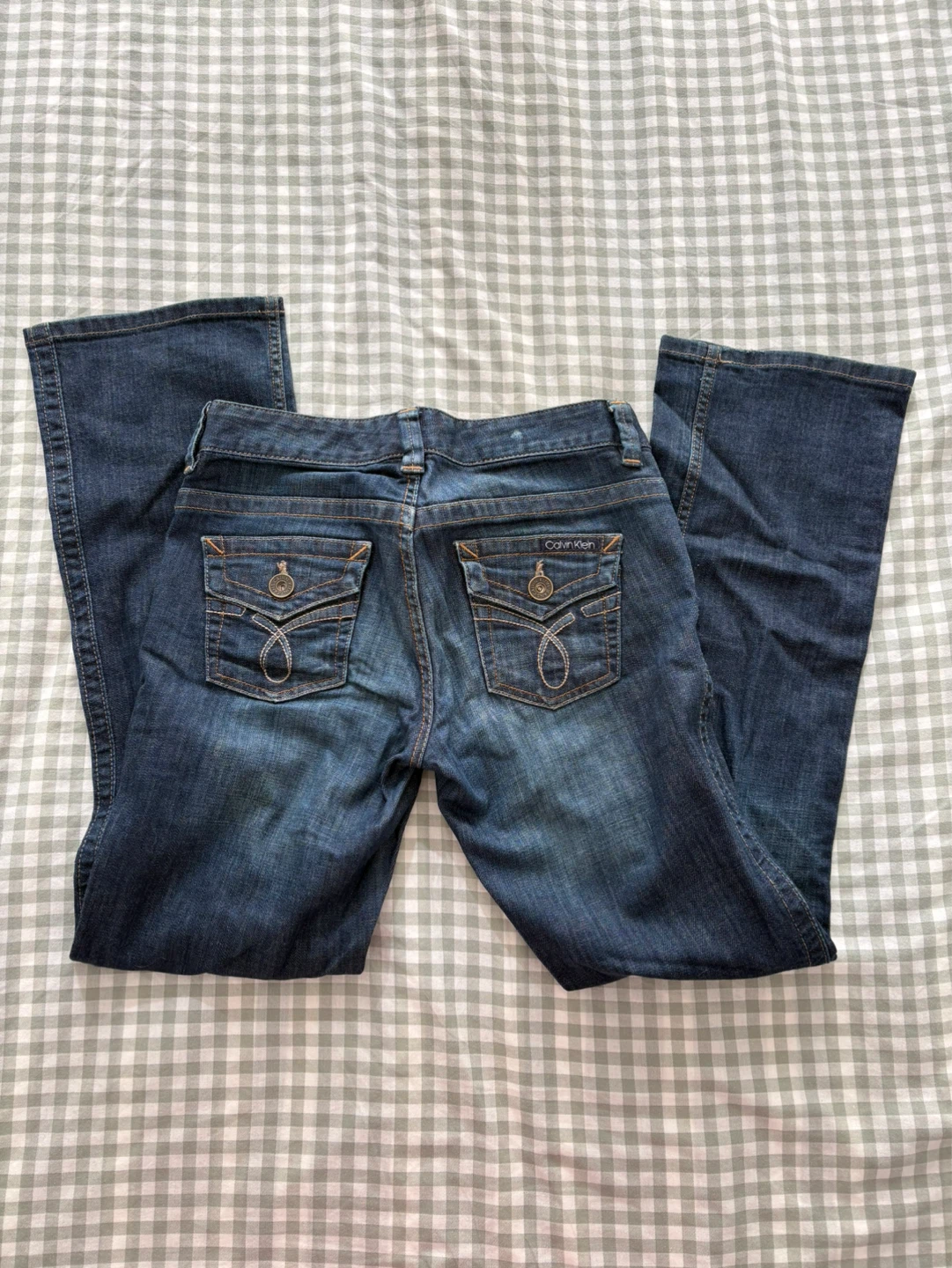 Calvin Klein Lean Boot Cut Jeans (Size 4/W 27) - photo 3