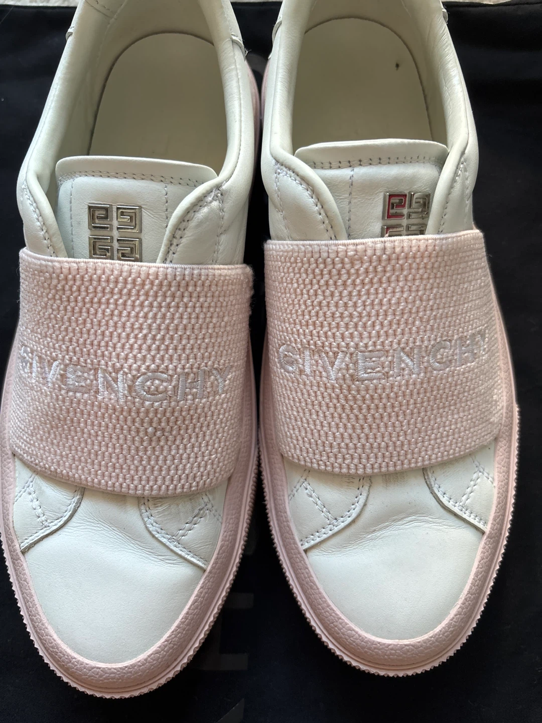 Givenchy Women's White & Pink Slip-On Sneakers - photo 3