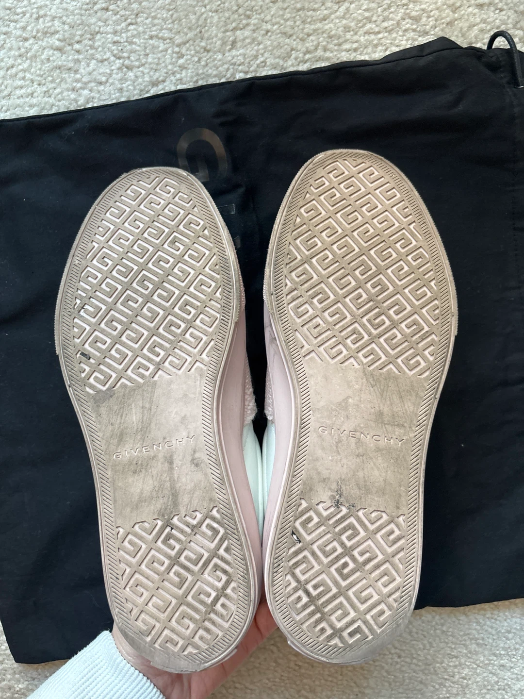 Givenchy Women's White & Pink Slip-On Sneakers - photo 2
