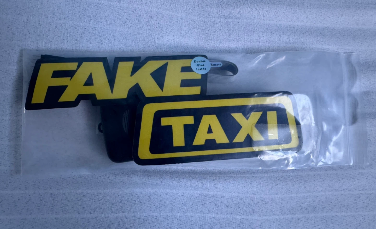 FAKE TAXI - EL Glow Car Window Sticker w/ Controller - photo 3