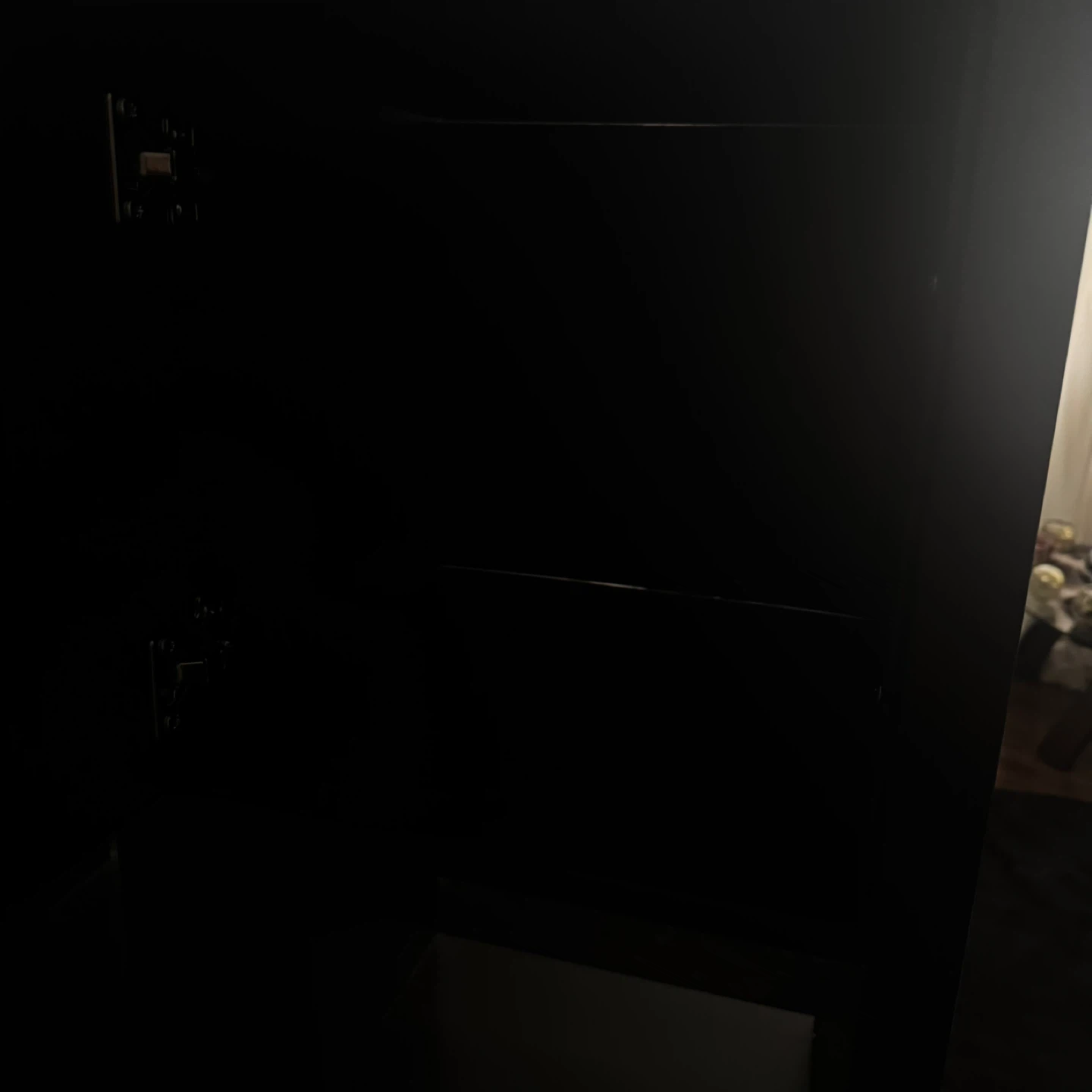 Black 6-Cube Storage Unit with Doors - photo 5