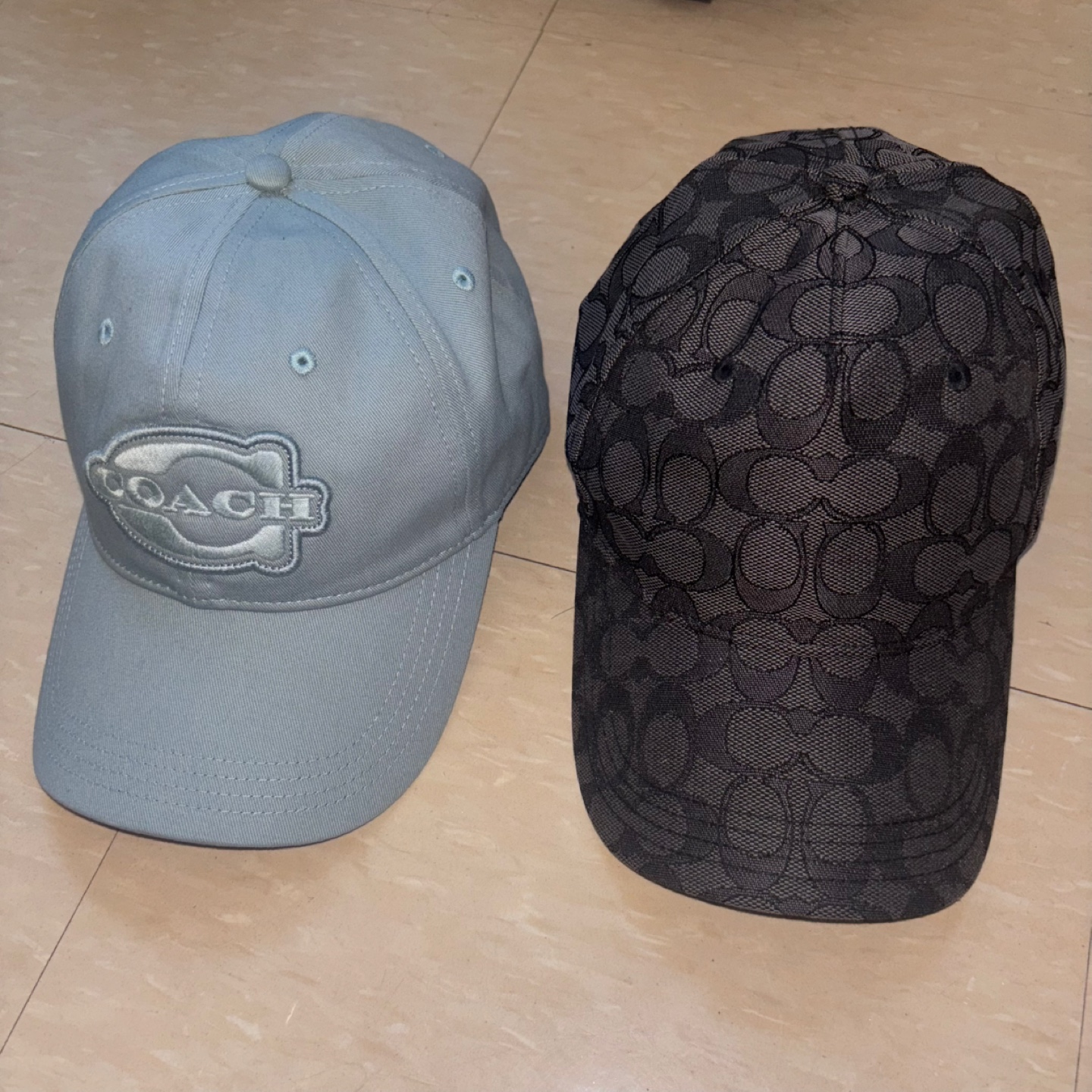 Coach Caps - Blue and black