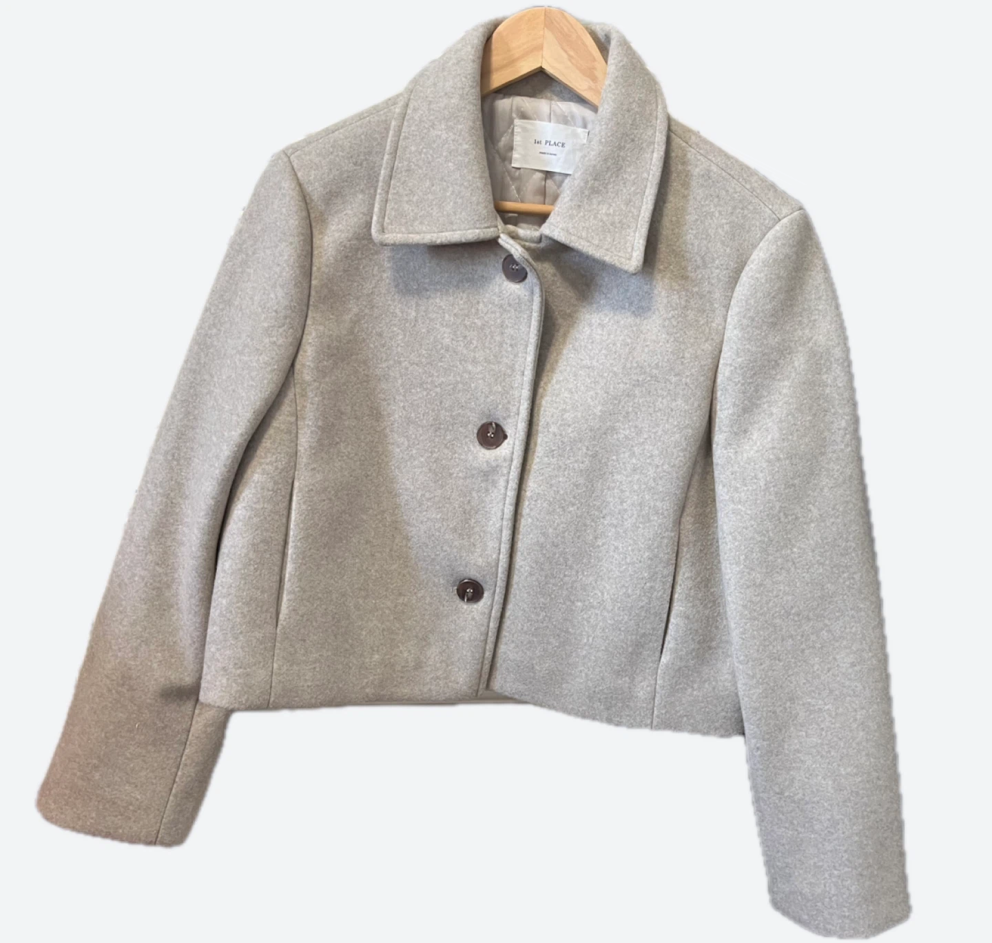 Light grey short coat (NEW) !