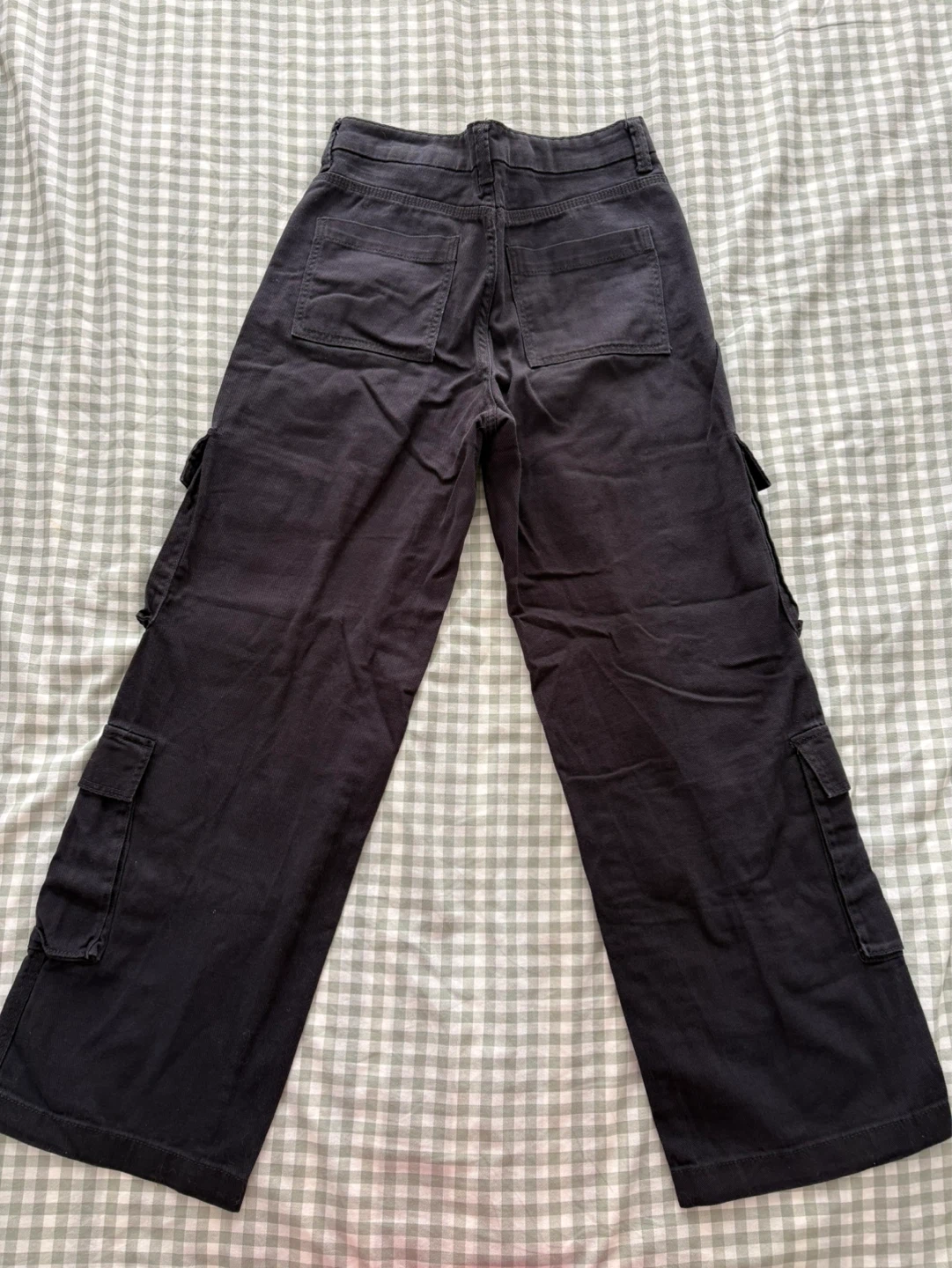 Women’s Black Cargo Pants  (Size 2) - photo 3