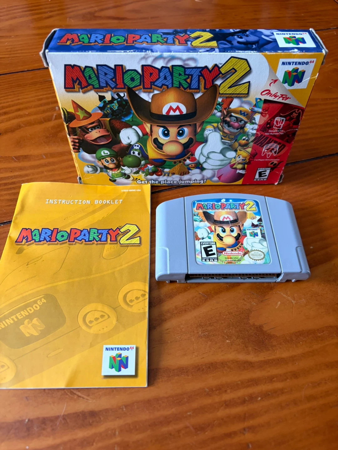 Mario Party 2 Nintendo 64 Game with Box and Manual