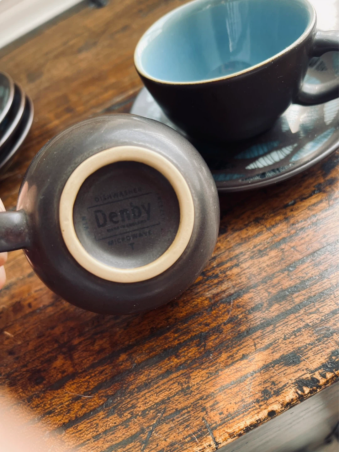 Denby Espresso Cup and Saucer set of 4 - photo 5