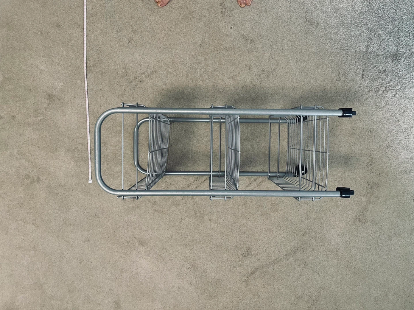3-Tier Wire Rolling Cart - photo 2