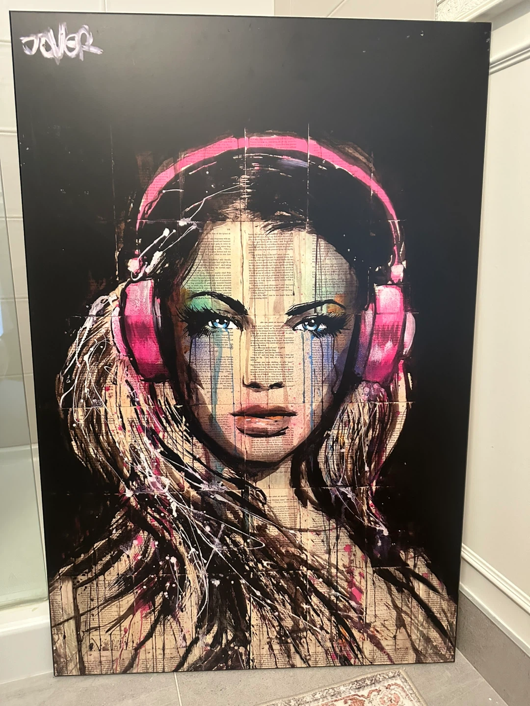 Plak-It Artwork - "Dj Angel" Pretty Girl