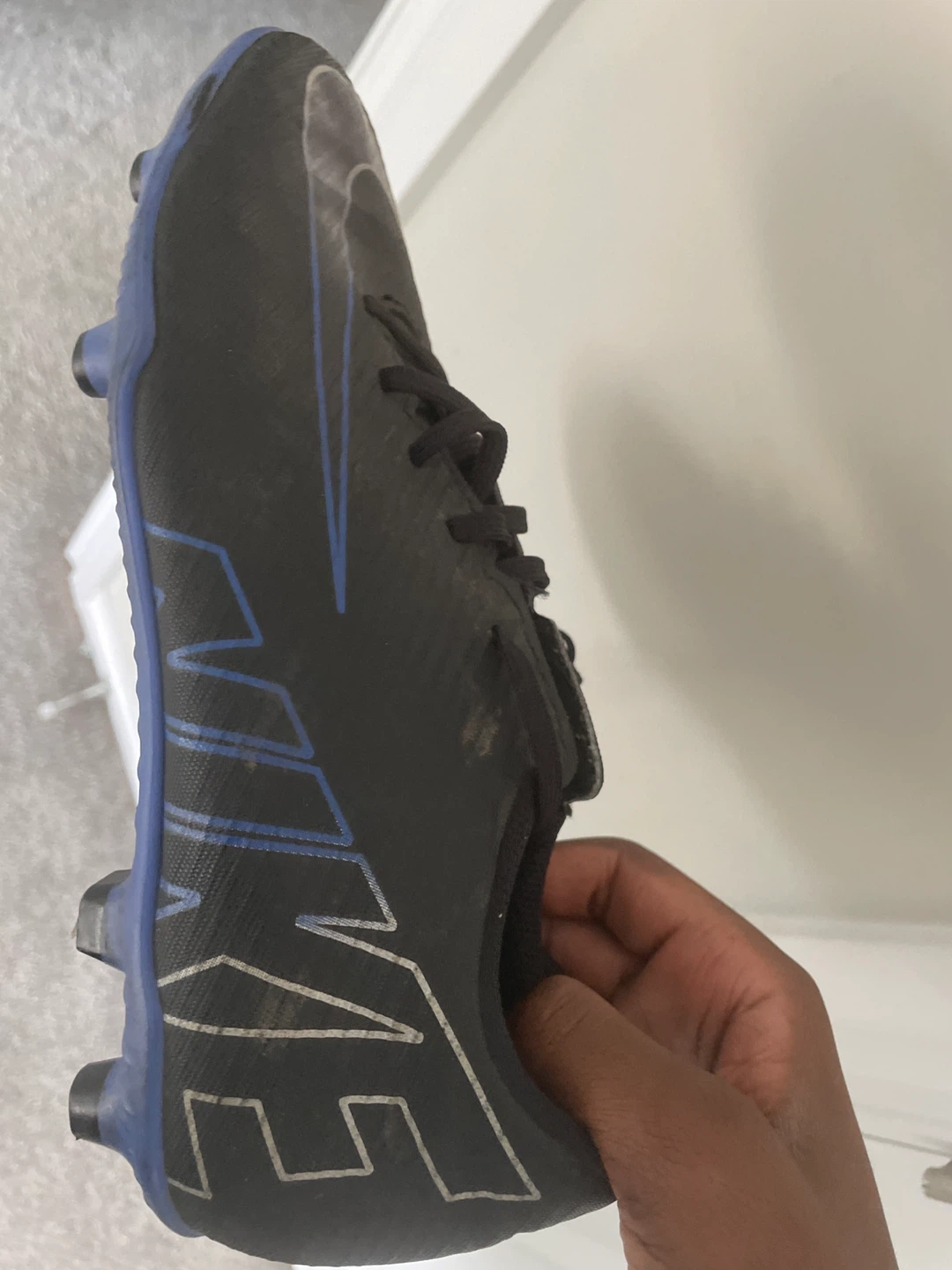 Nike Black & Blue Soccer Cleats - photo 2