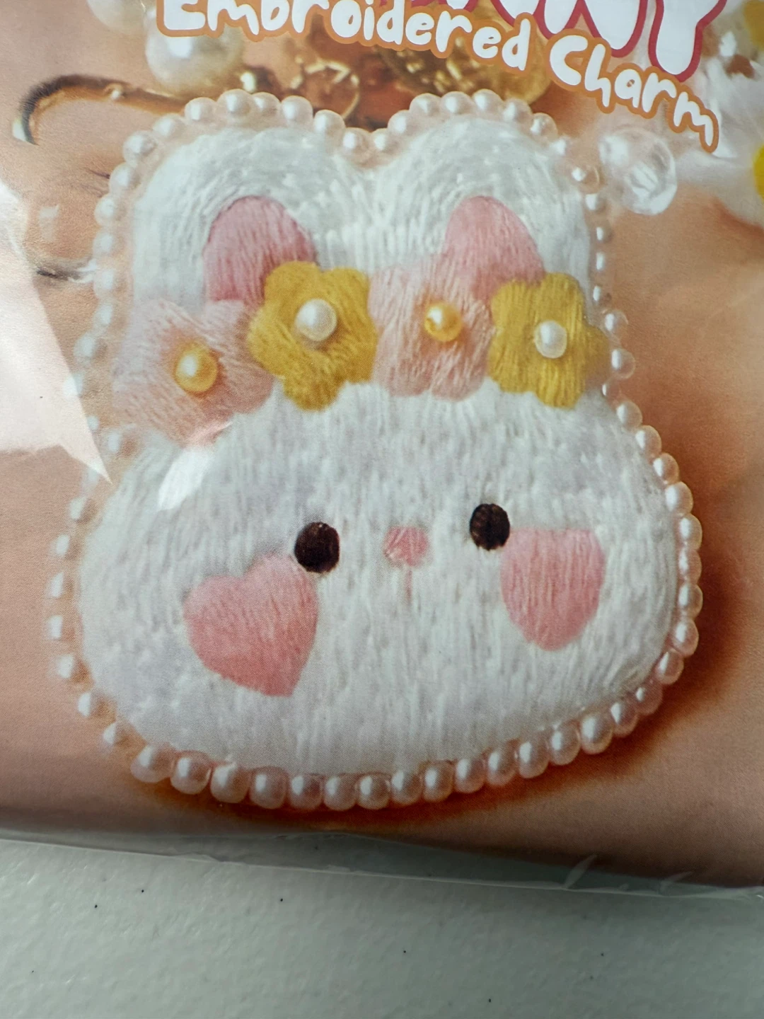 Sweet Bunny Embroidered Charm Kit - photo 2
