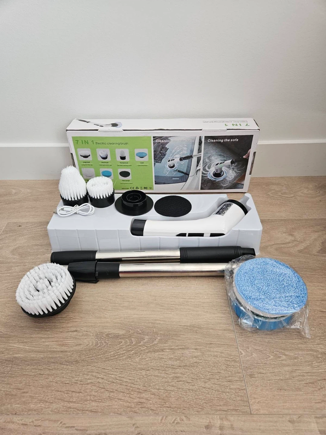 Electric spin scruber - 7 in 1 - brand new