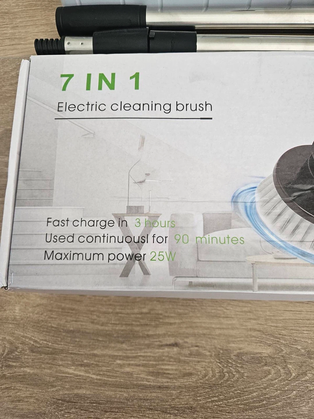 Electric spin scruber - 7 in 1 - brand new - photo 3