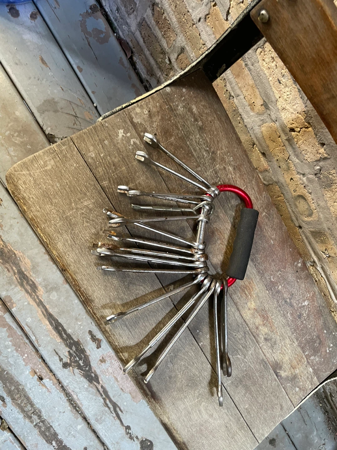 Multi-Tool Wrench Set with Red Handle - photo 2