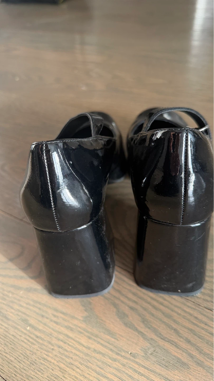 Steve Madden Black Patent Mary Jane Platform Heels - photo 4