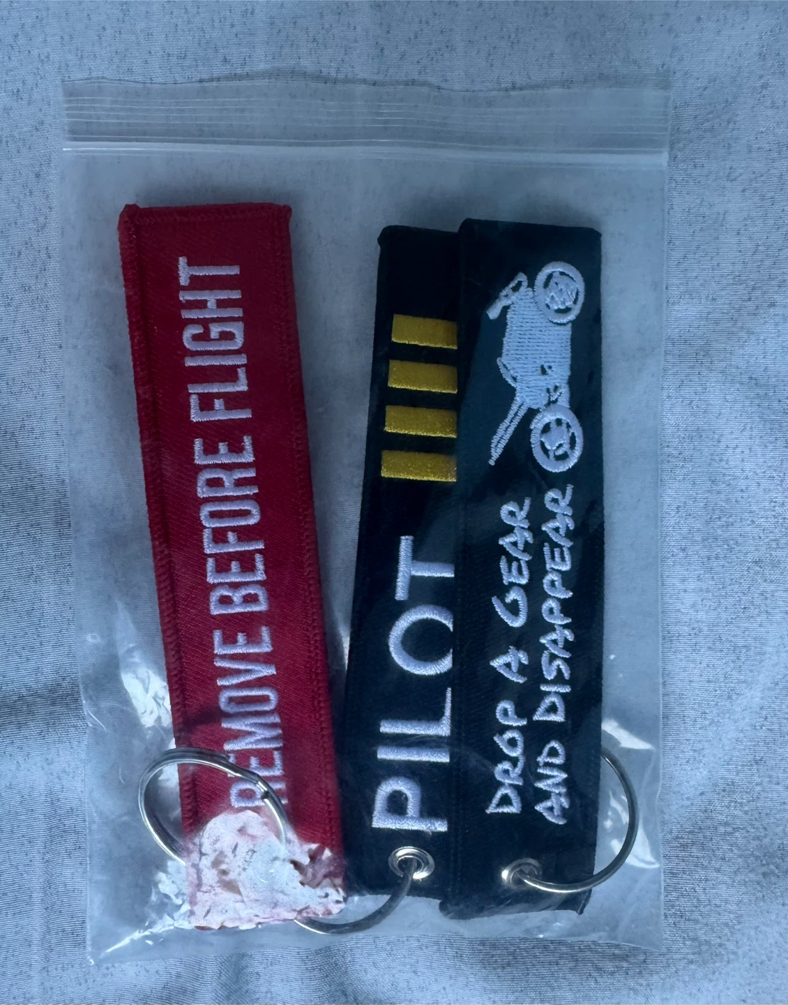 Embroidered Keychain Bundle - 3pc - photo 2