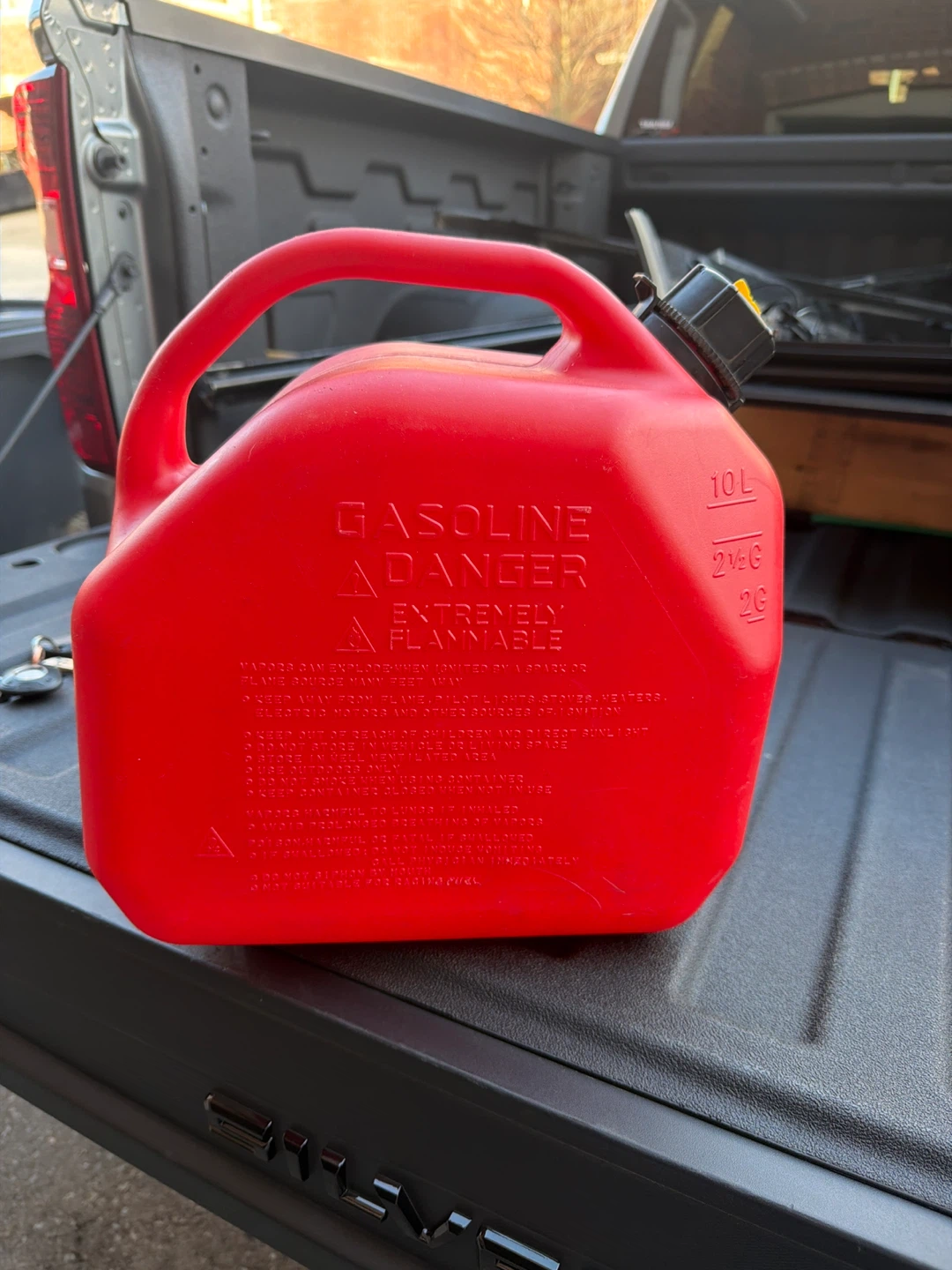 Red Gasoline Can - 10L